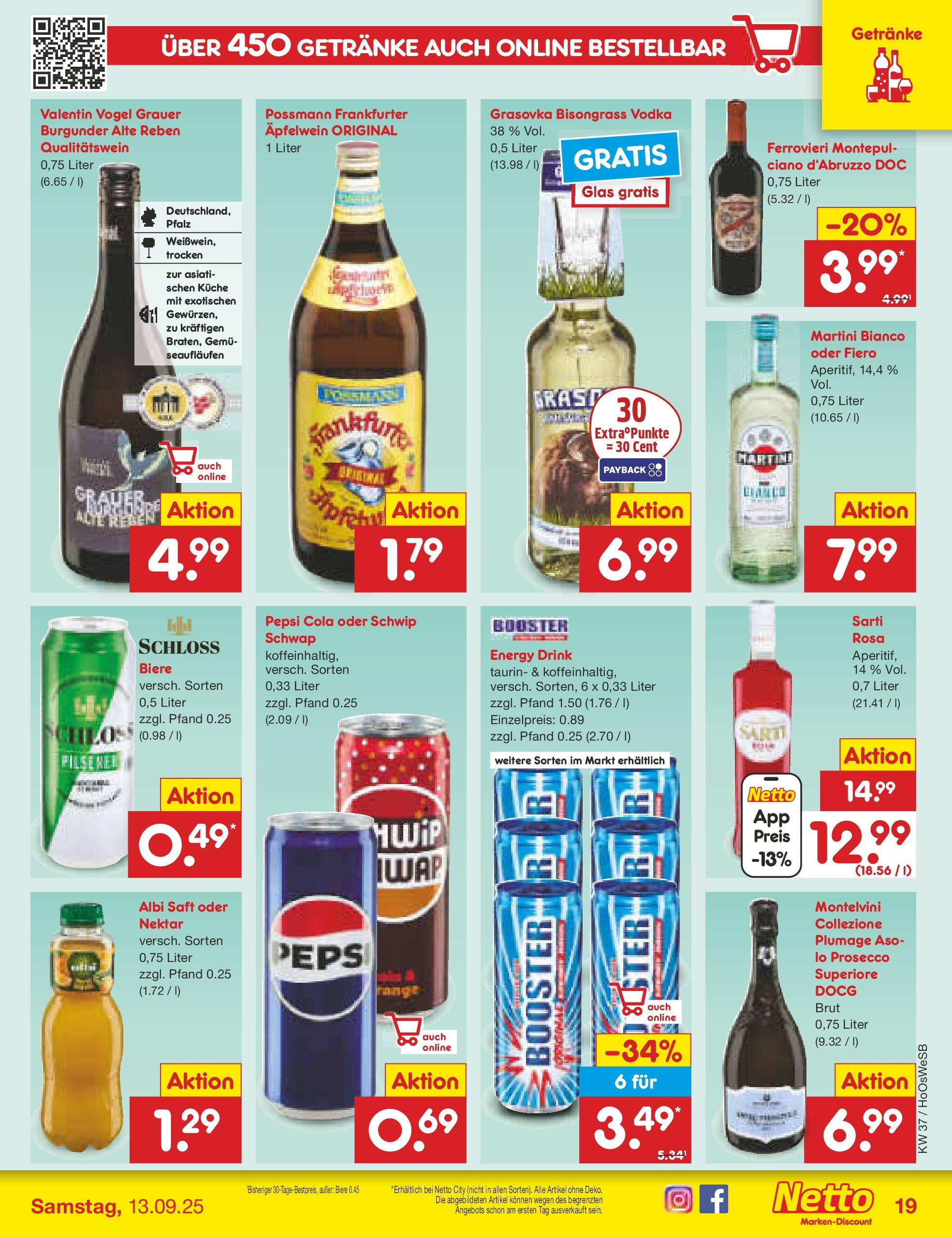 Netto Marken-Discount prospekt Hannover	 (ab 07.09.2025) » Angebote | Seite: 21 | Produkte: Cola, Küche, Prosecco, Vodka
