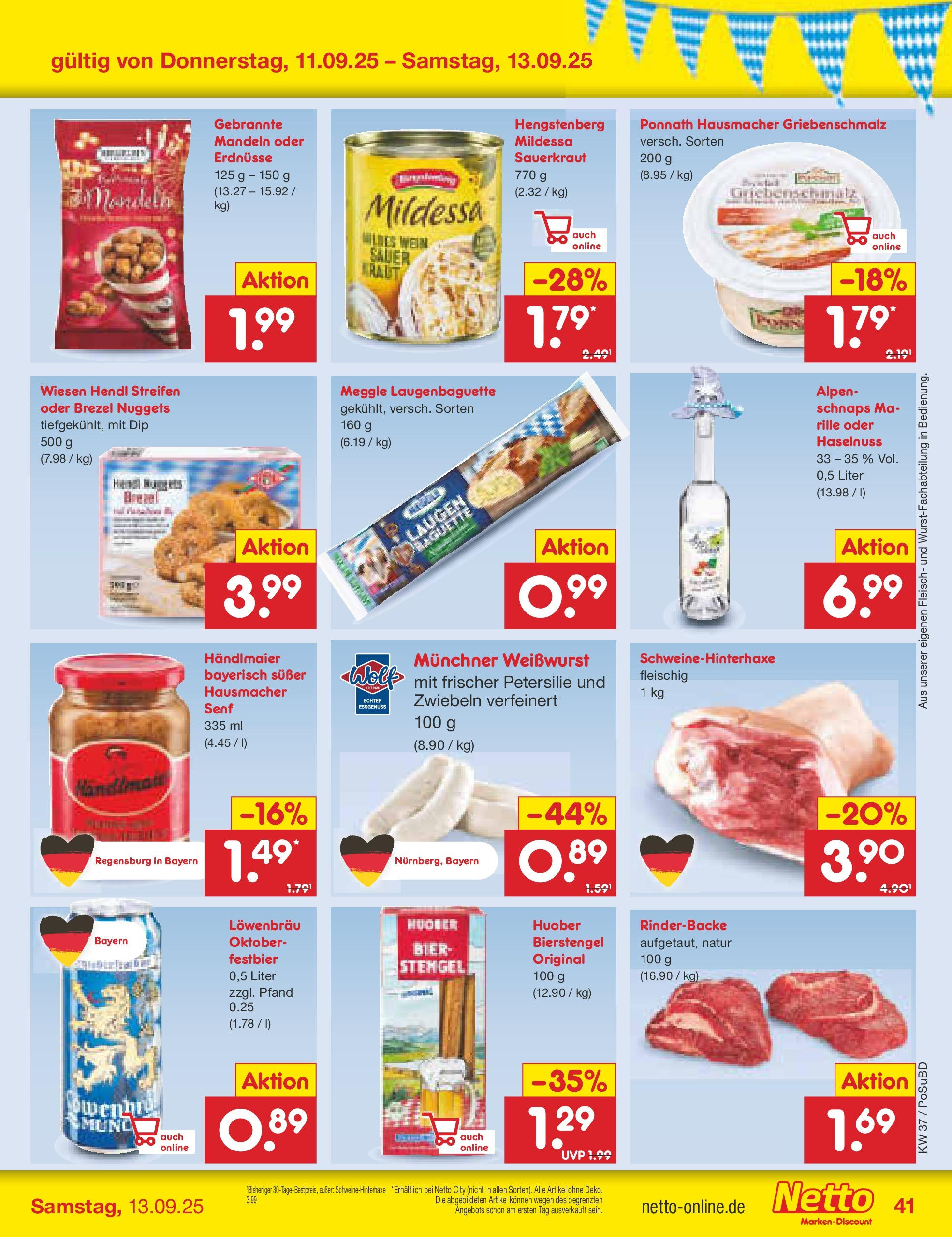 Netto Marken-Discount prospekt Regensburg (ab 08.09.2025) » Angebote | Seite: 59 | Produkte: Mandeln, Zwiebeln, Kraut, Wein Netto Marken-Discount prospekt Regensburg (ab 08.09.2025) » Angebote | Seite: 59 | Produkte: Mandeln, Zwiebeln, Kraut, Wein