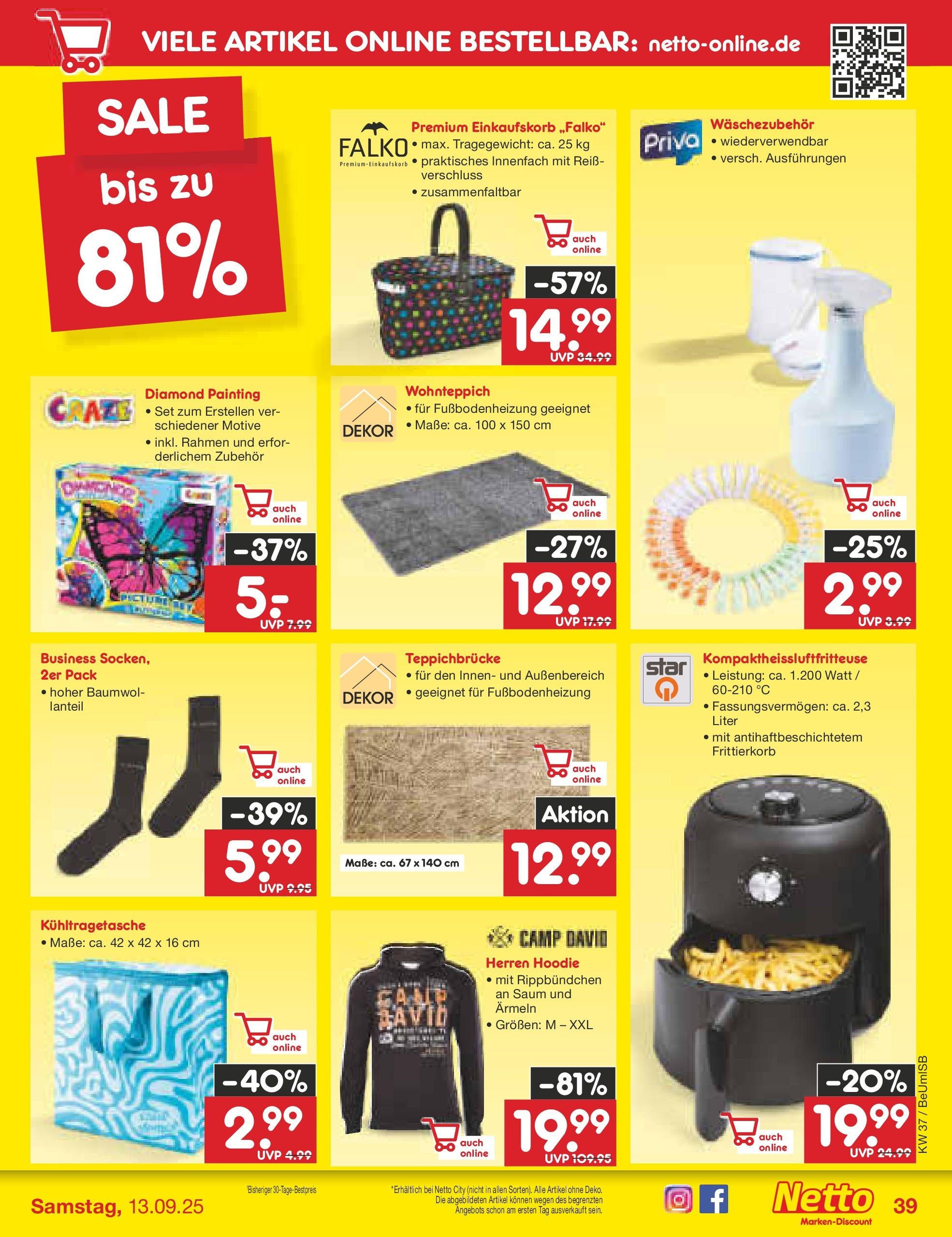 Netto Marken-Discount prospekt Kremmen (ab 07.09.2025) » Angebote | Seite: 55 | Produkte: Hoodie Netto Marken-Discount prospekt Kremmen (ab 07.09.2025) » Angebote | Seite: 55 | Produkte: Hoodie
