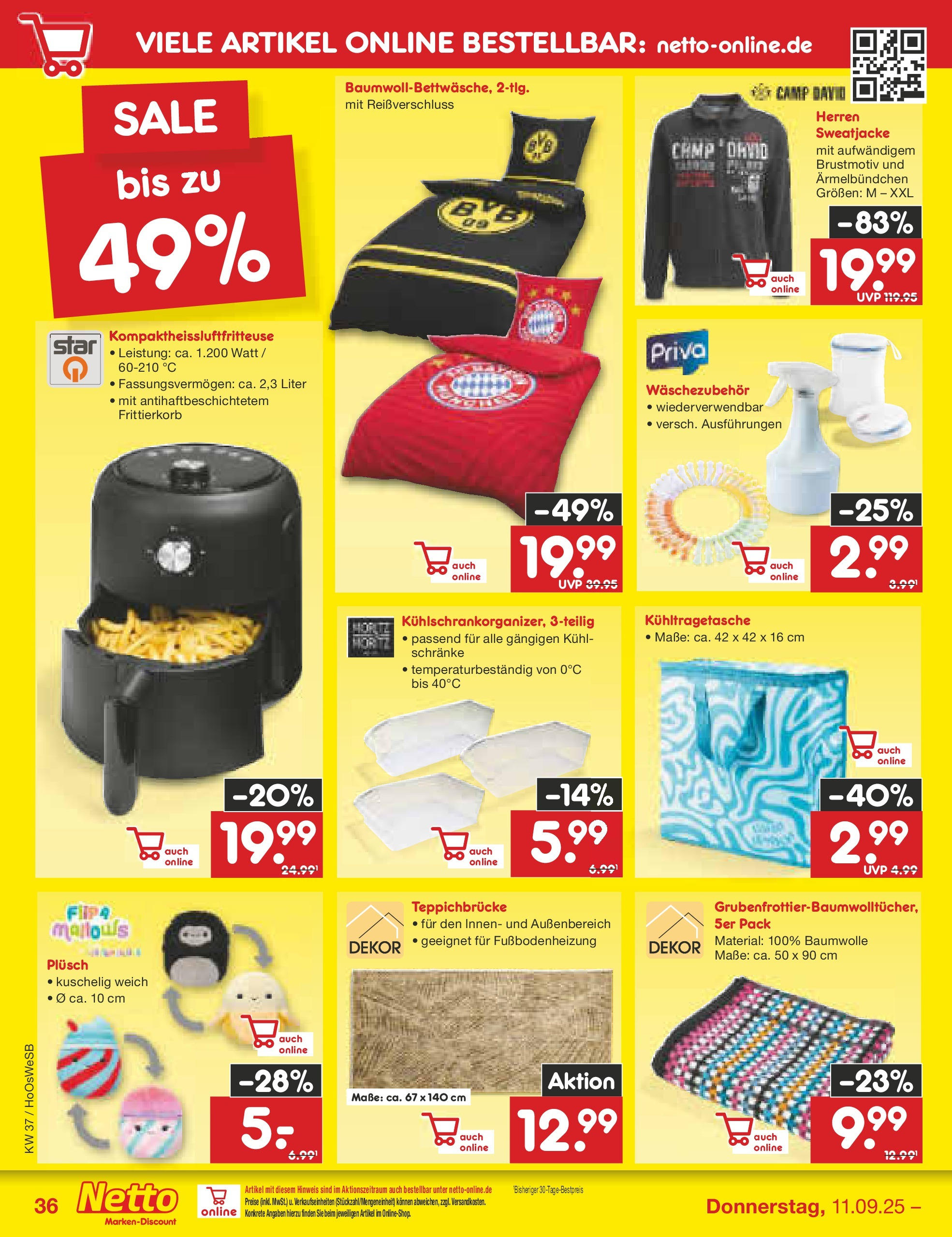 Netto Marken-Discount prospekt Hannover	 (ab 07.09.2025) » Angebote | Seite: 48 | Produkte: Sweatjacke