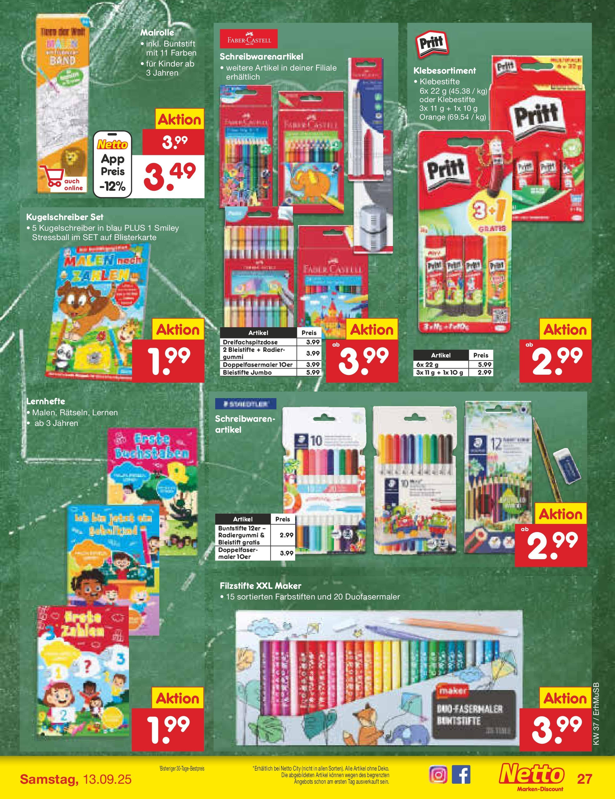 Netto Marken-Discount prospekt München (ab 08.09.2025) » Angebote | Seite: 37 Netto Marken-Discount prospekt München (ab 08.09.2025) » Angebote | Seite: 37