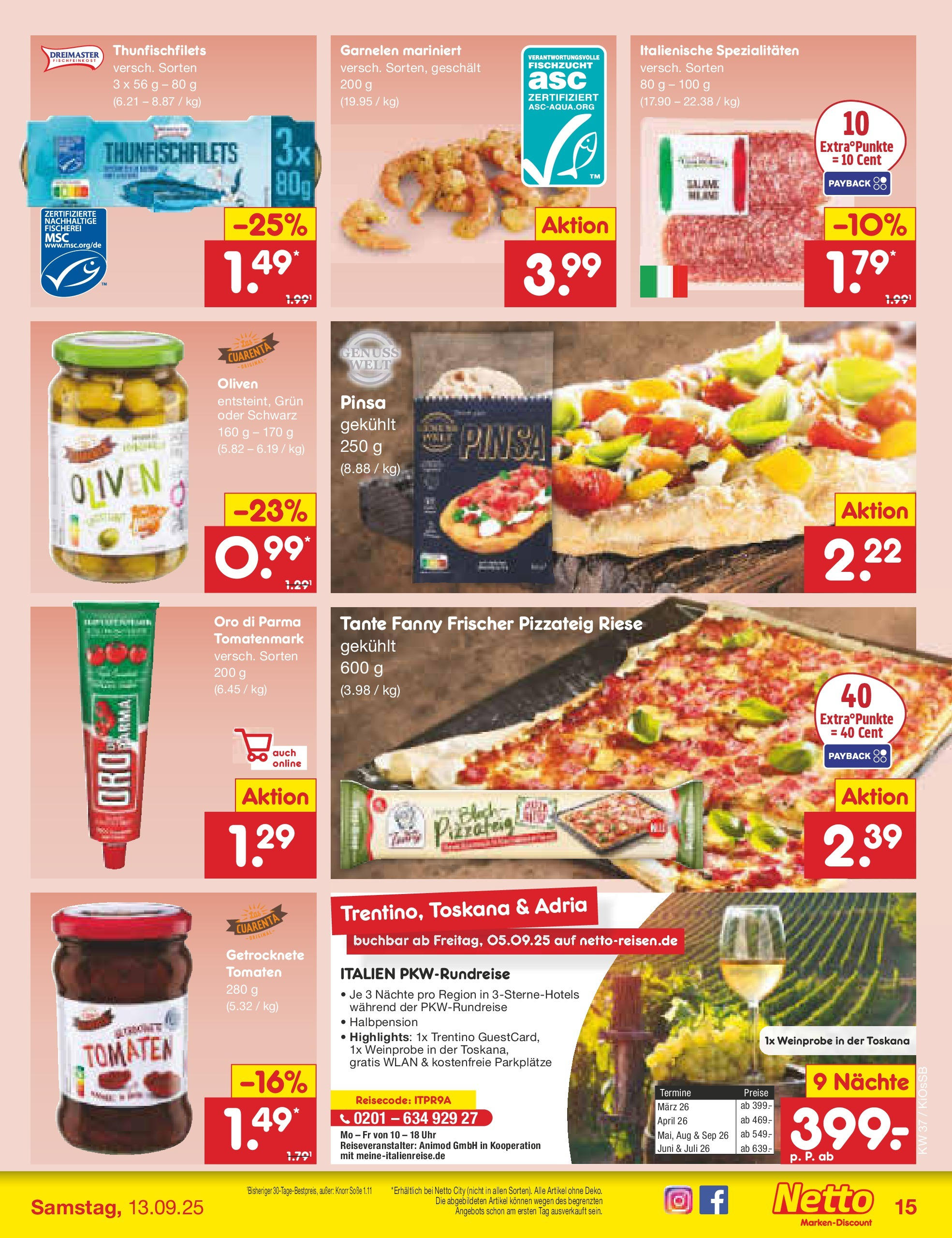 Netto Marken-Discount prospekt Oberasbach (ab 07.09.2025) » Angebote | Seite: 17 | Produkte: Tomaten, Garnelen, Knorr, Uhr Netto Marken-Discount prospekt Oberasbach (ab 07.09.2025) » Angebote | Seite: 17 | Produkte: Tomaten, Garnelen, Knorr, Uhr