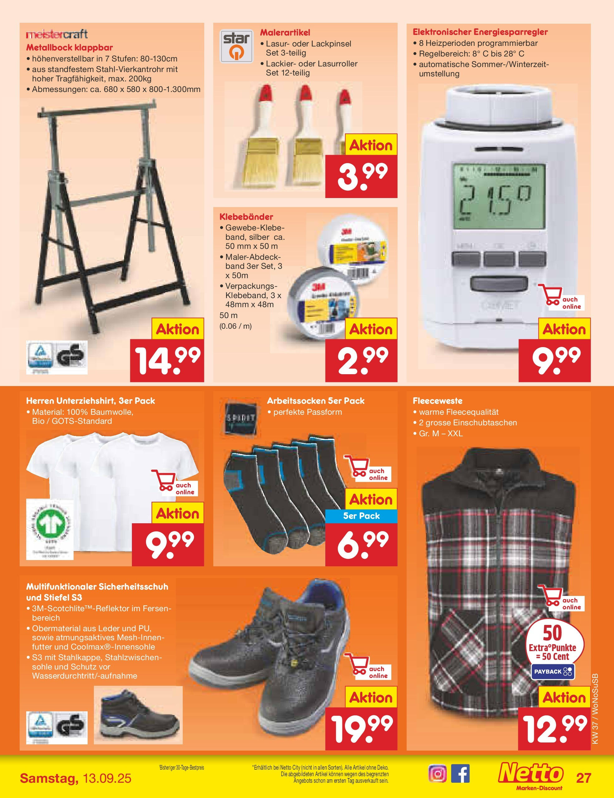 Netto Marken-Discount prospekt Mannheim (ab 07.09.2025) » Angebote | Seite: 37 | Produkte: Stiefel Netto Marken-Discount prospekt Mannheim (ab 07.09.2025) » Angebote | Seite: 37 | Produkte: Stiefel