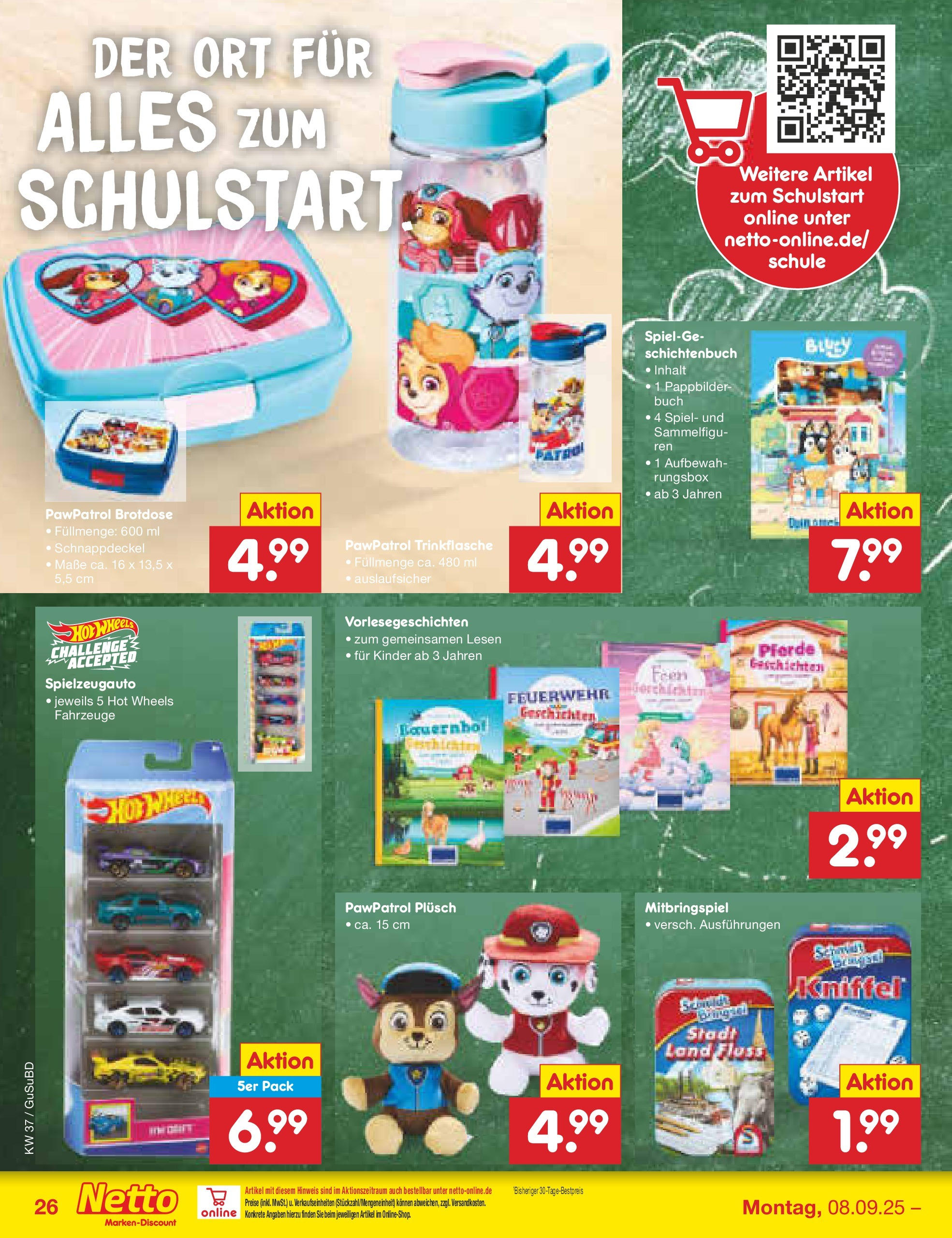 Netto Marken-Discount prospekt Glauchau	 (ab 07.09.2025) » Angebote | Seite: 36 | Produkte: Spiel