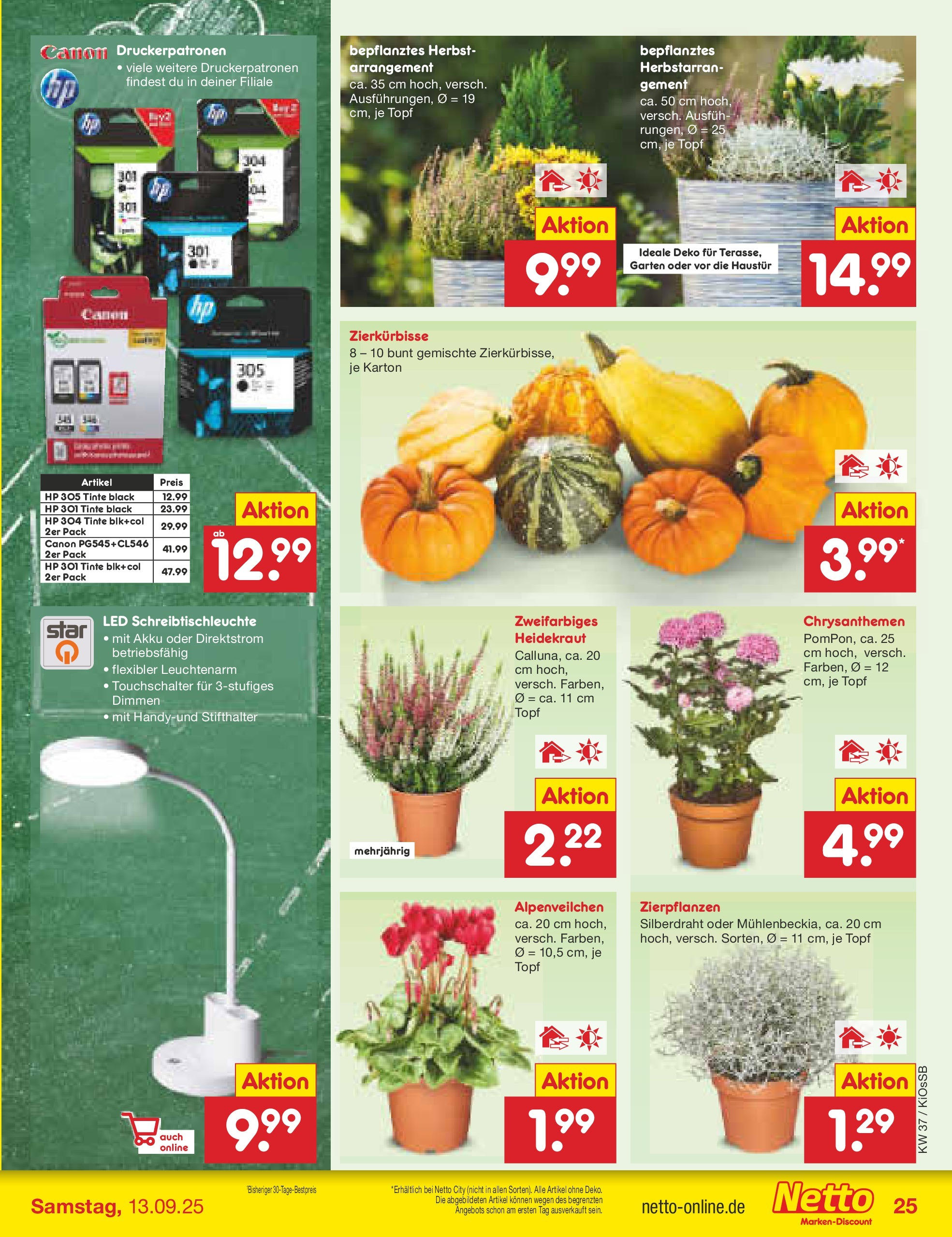 Netto Marken-Discount prospekt Oberasbach (ab 07.09.2025) » Angebote | Seite: 39 | Produkte: HP Netto Marken-Discount prospekt Oberasbach (ab 07.09.2025) » Angebote | Seite: 39 | Produkte: HP