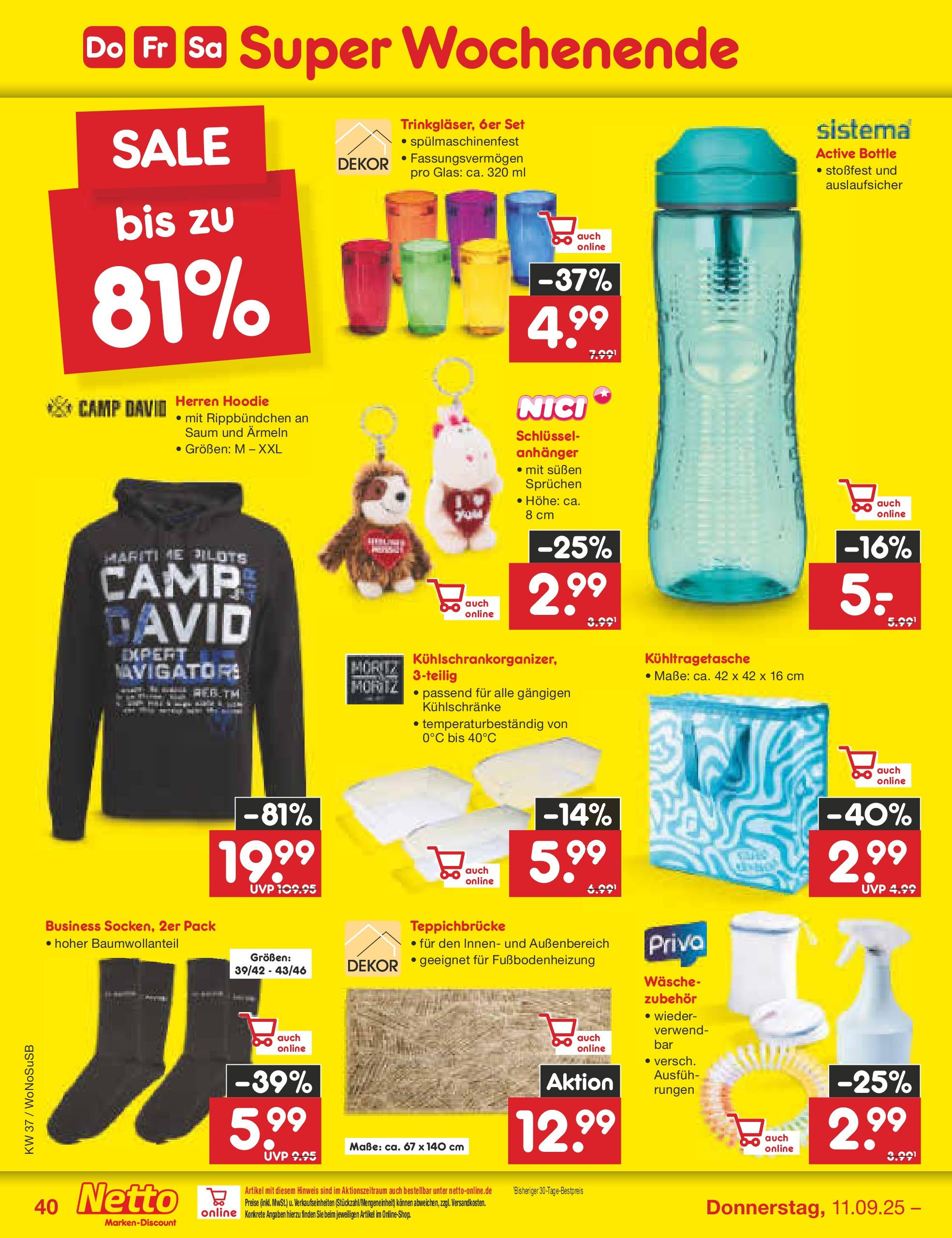 Netto Marken-Discount prospekt Mannheim (ab 07.09.2025) » Angebote | Seite: 58 | Produkte: Hoodie Netto Marken-Discount prospekt Mannheim (ab 07.09.2025) » Angebote | Seite: 58 | Produkte: Hoodie