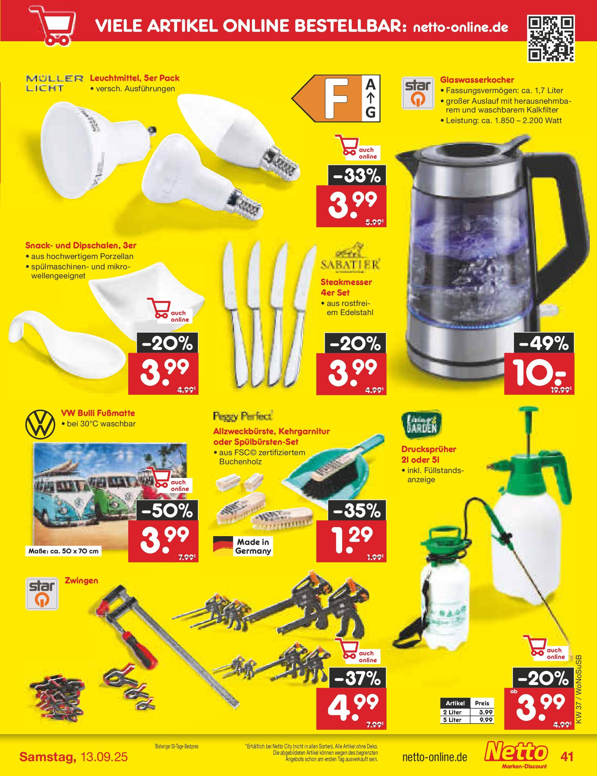 Netto Marken-Discount prospekt Mannheim (ab 07.09.2025) » Angebote | Seite: 59 | Produkte: Fußmatte Netto Marken-Discount prospekt Mannheim (ab 07.09.2025) » Angebote | Seite: 59 | Produkte: Fußmatte