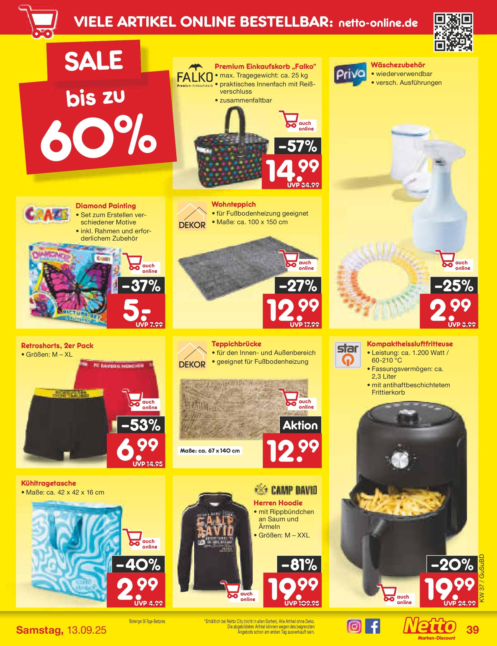Netto Marken-Discount prospekt Glauchau	 (ab 07.09.2025) » Angebote | Seite: 55 | Produkte: Hoodie