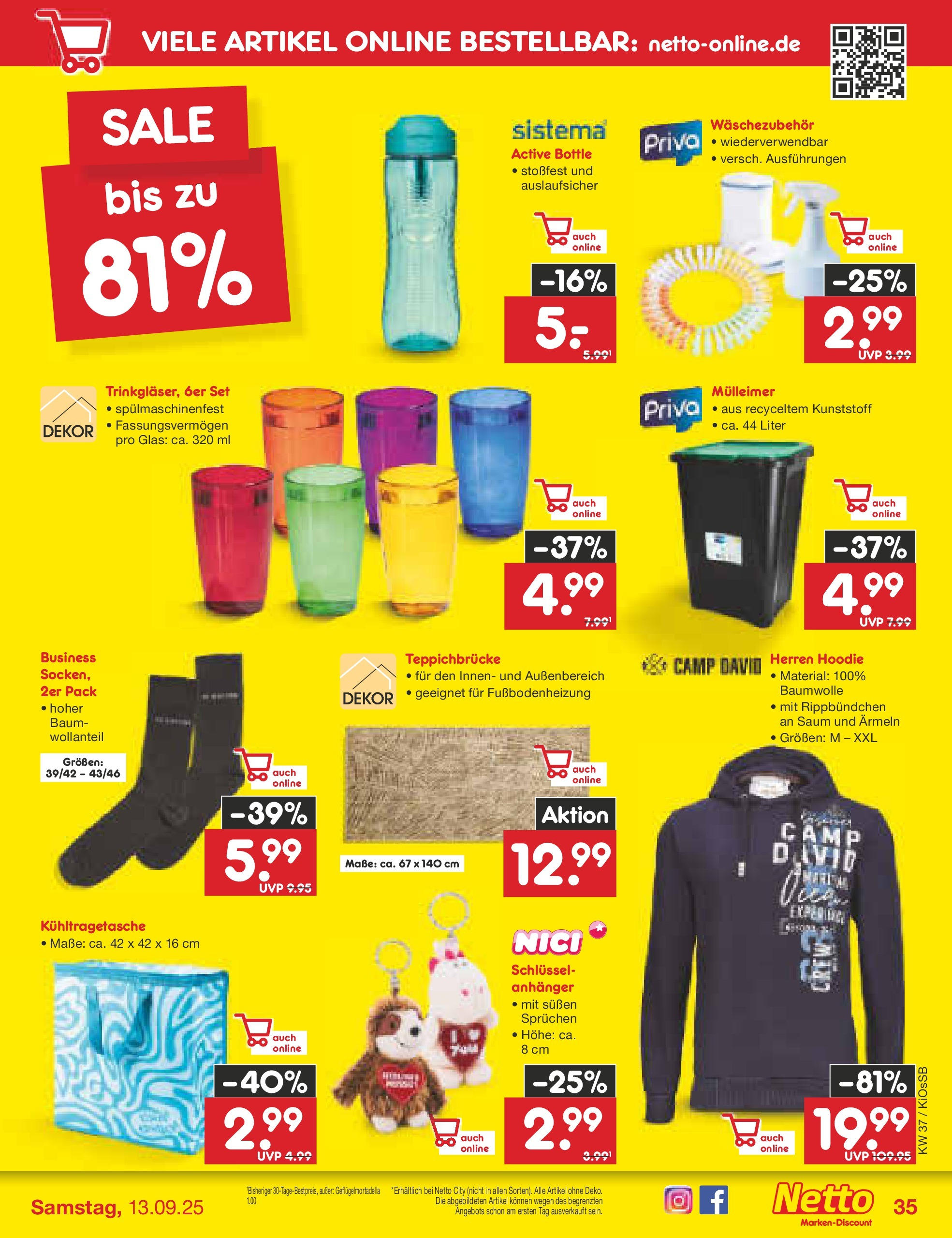 Netto Marken-Discount prospekt Oberasbach (ab 07.09.2025) » Angebote | Seite: 53 | Produkte: Hoodie Netto Marken-Discount prospekt Oberasbach (ab 07.09.2025) » Angebote | Seite: 53 | Produkte: Hoodie