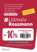 Rossmann Válido del 1 al 14 de septiembre 2025 - hasta el 14.09.2025