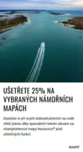 Garmin UŠETŘETE 25% NA VYBRANÝCH NÁMOŘNÍCH MAPÁCH – do 15.09.2025