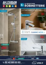Au Forum du Bâtiment La Sélection Robinetterie - au 26.10.2025
