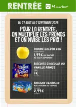 Hmarket POUR LA RENTRÉE, ON MULTIPLIE LES PROMOS ET ON DIVISE LES PRIX! - au 07.09.2025
