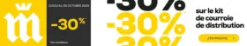 -30% sur le kot de courroie de distribution