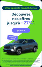 Aramis Auto Offre spéciale Renault Austral - au 07.09.2025