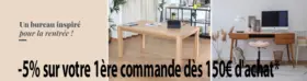 -5% sur votre 1ère commande dès 150€ d'achat