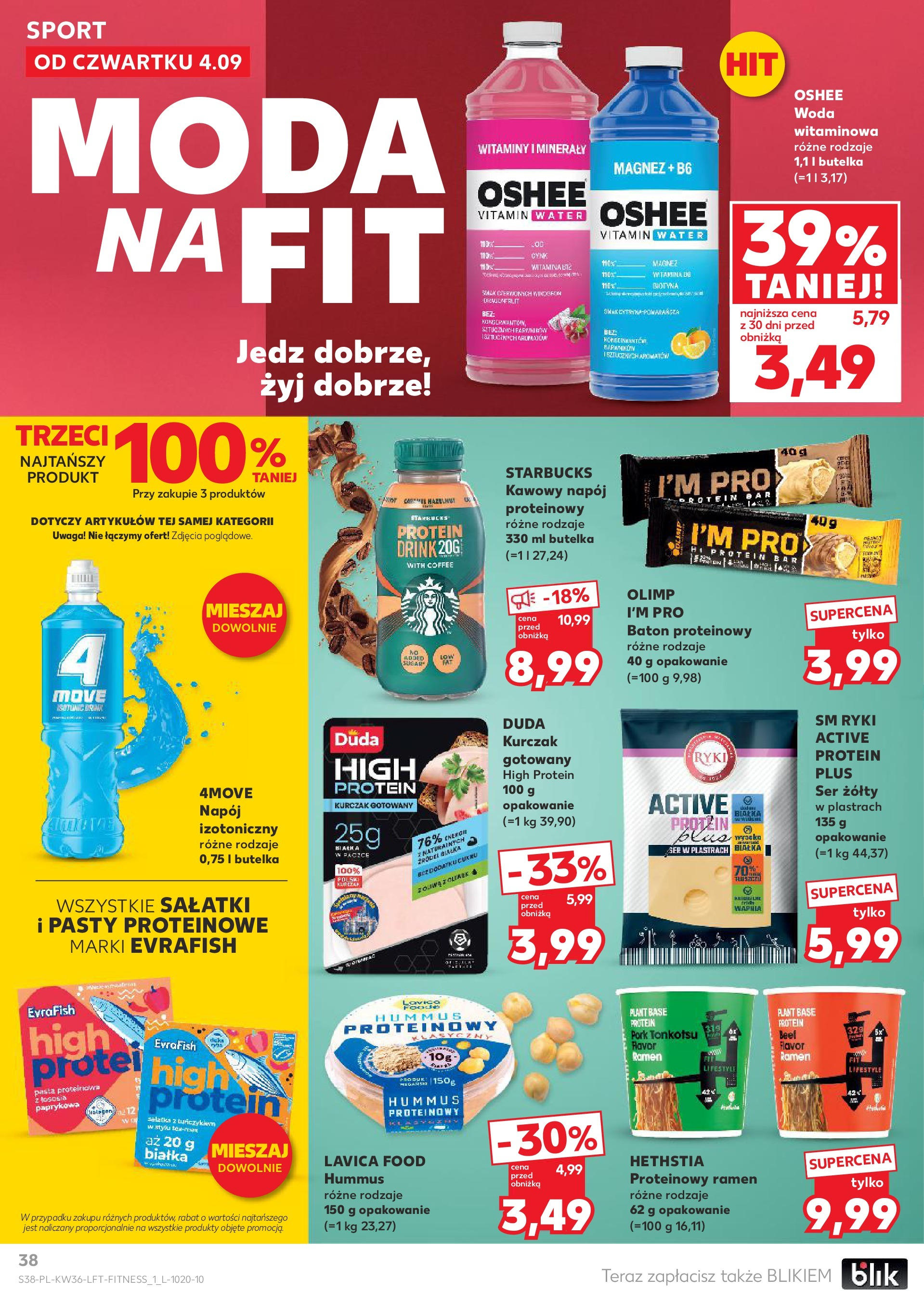 Kaufland gazetka (04.09.2025) - od jutra | Strona: 38 | Produkty: Ser żółty, Kurczak, Hummus, Sałatka Kaufland gazetka od 04.09.2025 - od jutra PDF | Strona: 38 | Produkty: Ser żółty, Kurczak, Hummus, Sałatka