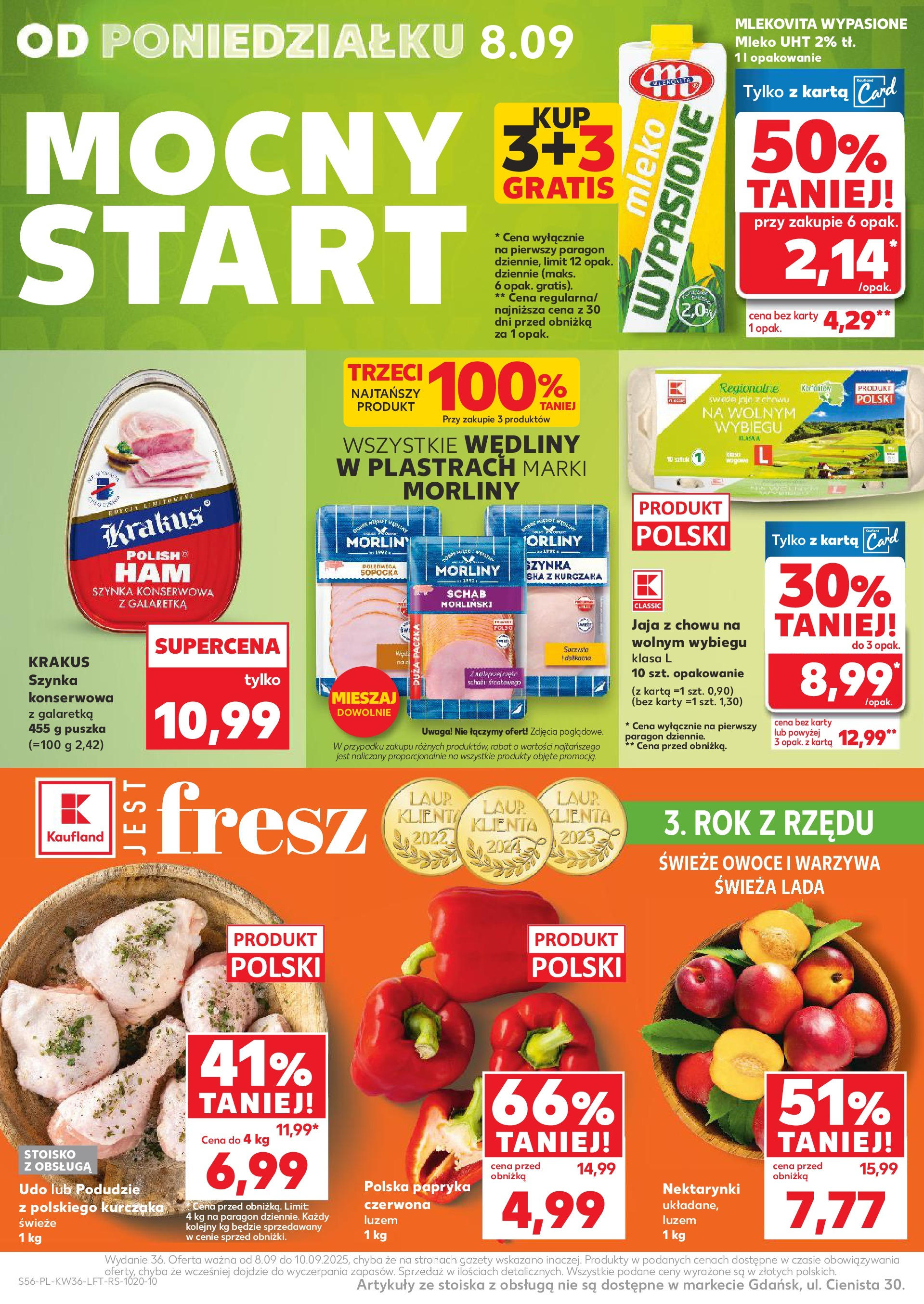 Kaufland gazetka (04.09.2025) - od jutra | Strona: 56 | Produkty: Galaretka, Papryka, Warzywa, Jaja Kaufland gazetka od 04.09.2025 - od jutra PDF | Strona: 56 | Produkty: Galaretka, Papryka, Warzywa, Jaja