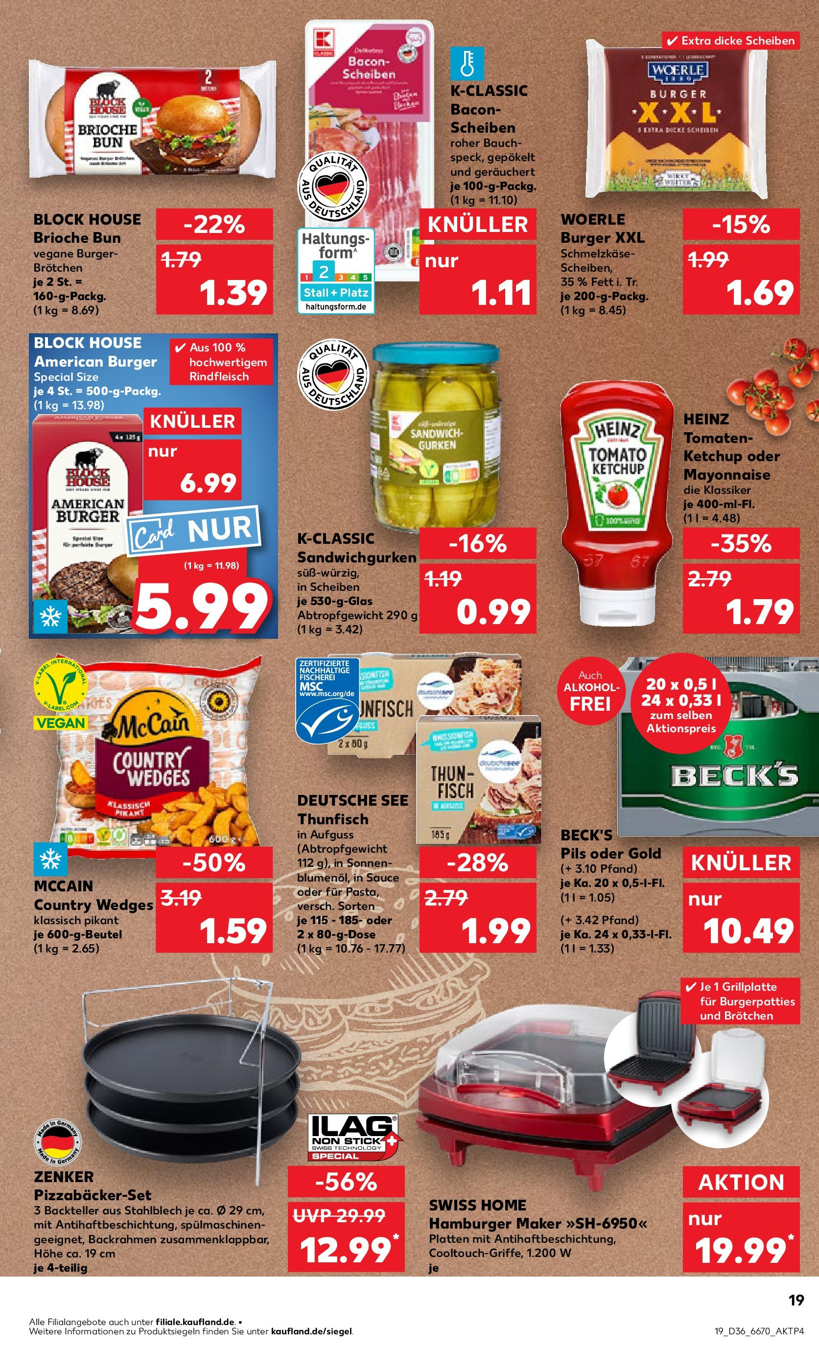 Prospekt Kaufland ab 04.09.2025 » Angebote und Werbung Online | Seite: 19 | Produkte: Tomaten, McCain, Fisch, Ketchup Prospekt Kaufland ab 04.09.2025 » Angebote Online zum Blättern | Seite: 19 | Produkte: Tomaten, McCain, Fisch, Ketchup