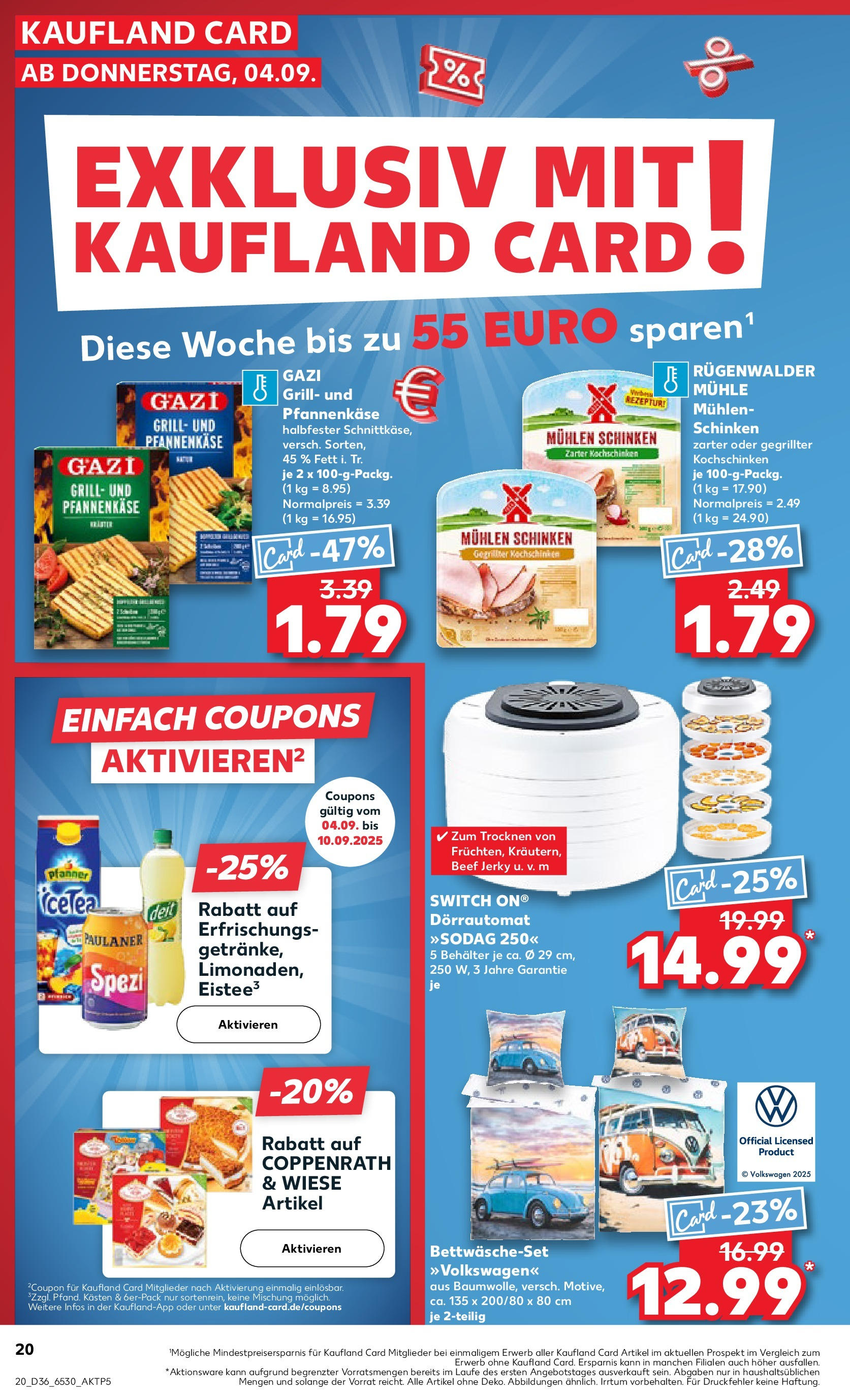 Prospekt Kaufland ab 04.09.2025 » Angebote und Werbung Online | Seite: 20 | Produkte: Grill, Mühle, Schinken, Paulaner Prospekt Kaufland ab 04.09.2025 » Angebote Online zum Blättern | Seite: 20 | Produkte: Grill, Mühle, Schinken, Paulaner