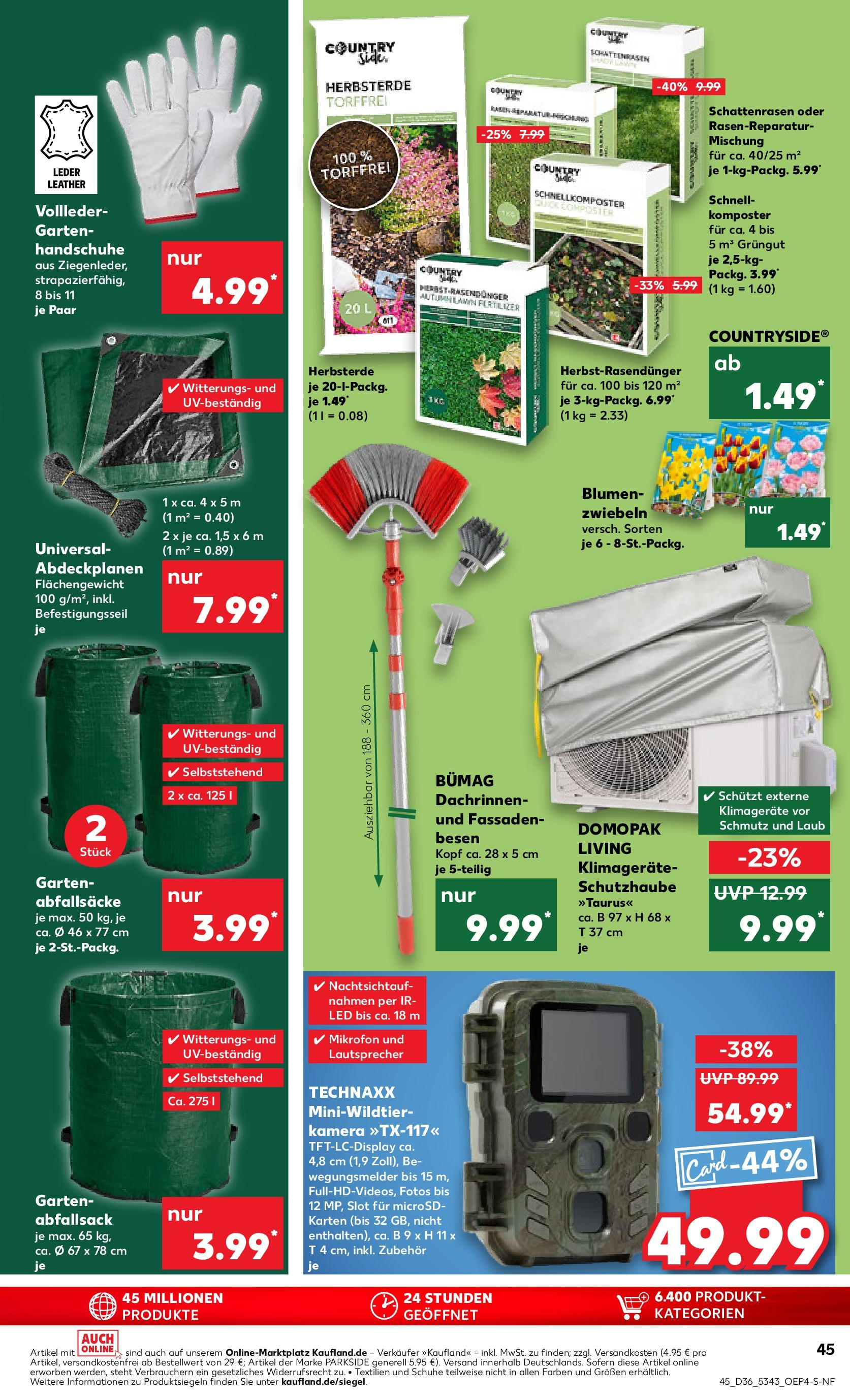 Prospekt Kaufland ab 04.09.2025 » Angebote und Werbung Online | Seite: 45 | Produkte: Kamera, Mikrofon, Blumen, Zwiebeln Prospekt Kaufland ab 04.09.2025 » Angebote Online zum Blättern | Seite: 45 | Produkte: Kamera, Mikrofon, Blumen, Zwiebeln