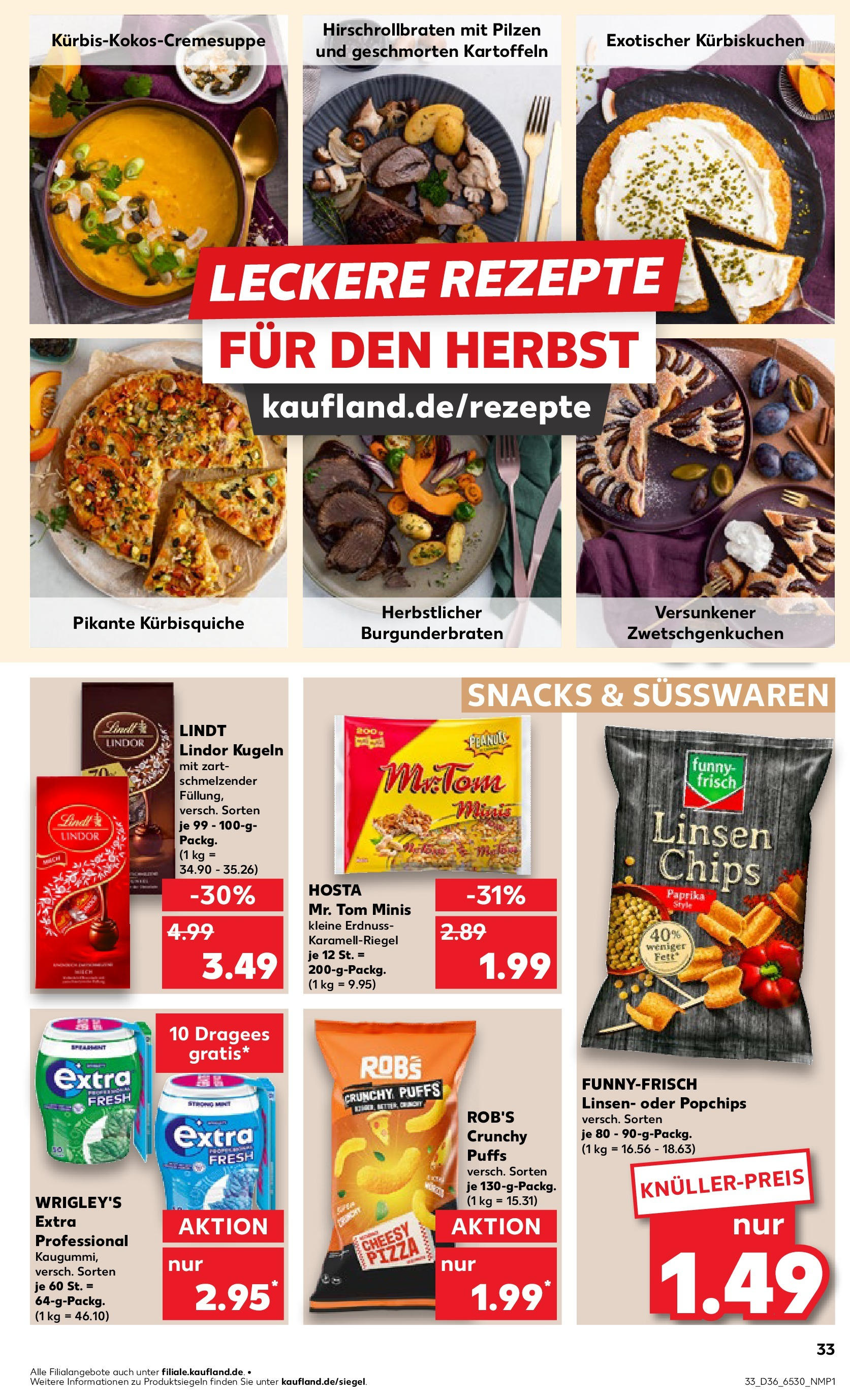 Prospekt Kaufland ab 04.09.2025 » Angebote und Werbung Online | Seite: 33 | Produkte: Kartoffeln, Paprika, Lindt, Chips Prospekt Kaufland ab 04.09.2025 » Angebote Online zum Blättern | Seite: 33 | Produkte: Kartoffeln, Paprika, Lindt, Chips