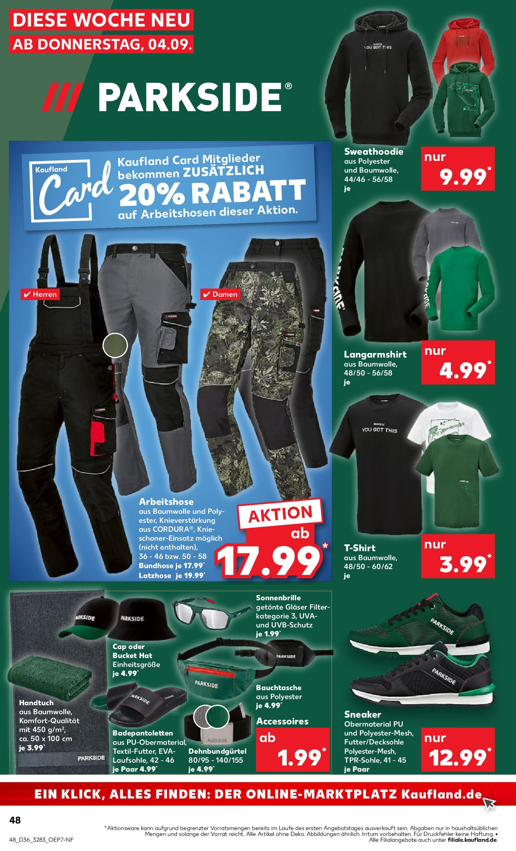 Prospekt Kaufland ab 04.09.2025 » Angebote und Werbung Online | Seite: 46 | Produkte: Shirt, Langarmshirt, T-Shirt, Hoodie Prospekt Kaufland ab 04.09.2025 » Angebote Online zum Blättern | Seite: 46 | Produkte: Shirt, Langarmshirt, T-Shirt, Hoodie