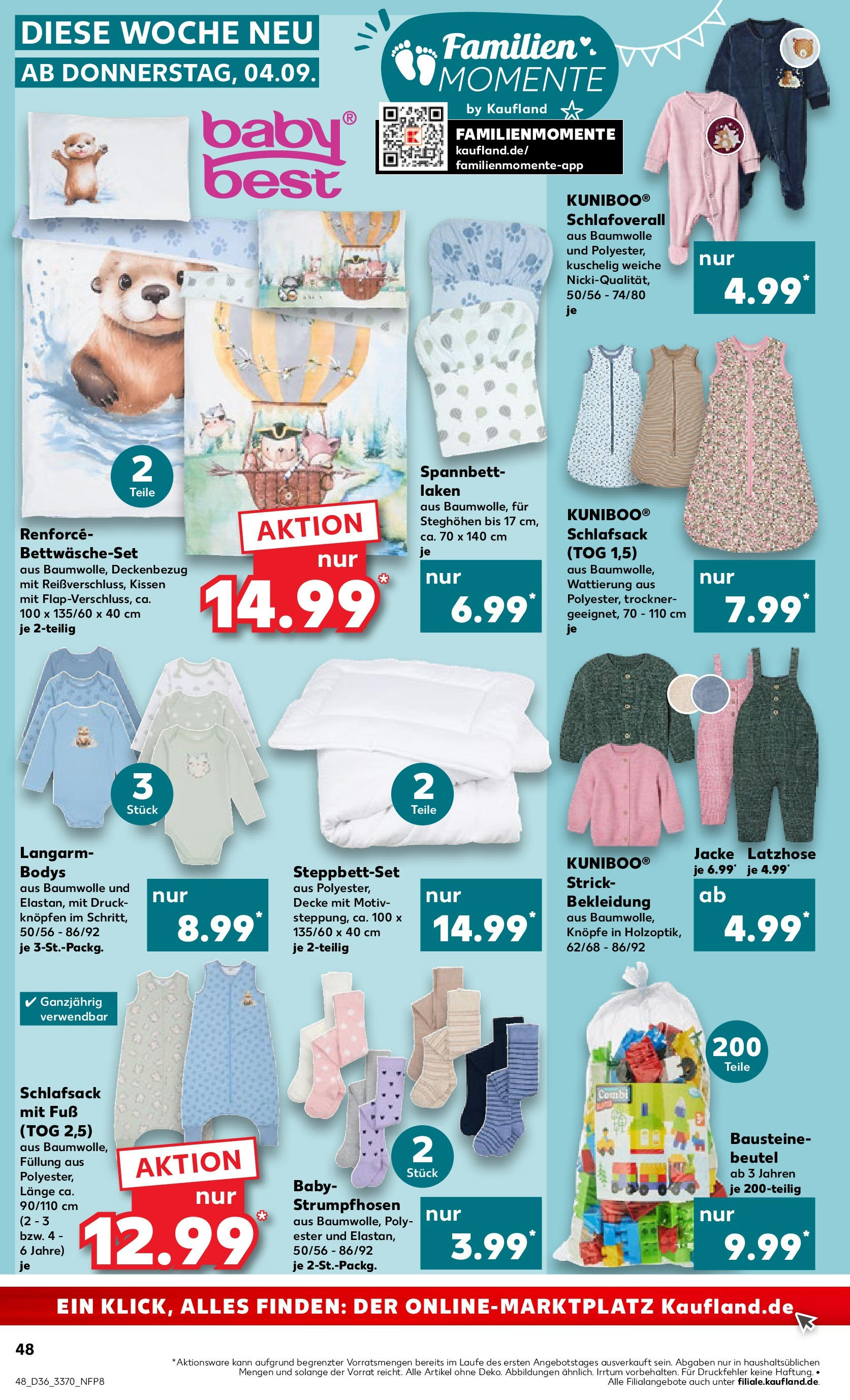 Prospekt Kaufland ab 04.09.2025 » Angebote und Werbung Online | Seite: 48 | Produkte: Trockner, Decke, Schlafsack, Jacke Prospekt Kaufland ab 04.09.2025 » Angebote Online zum Blättern | Seite: 48 | Produkte: Trockner, Decke, Schlafsack, Jacke