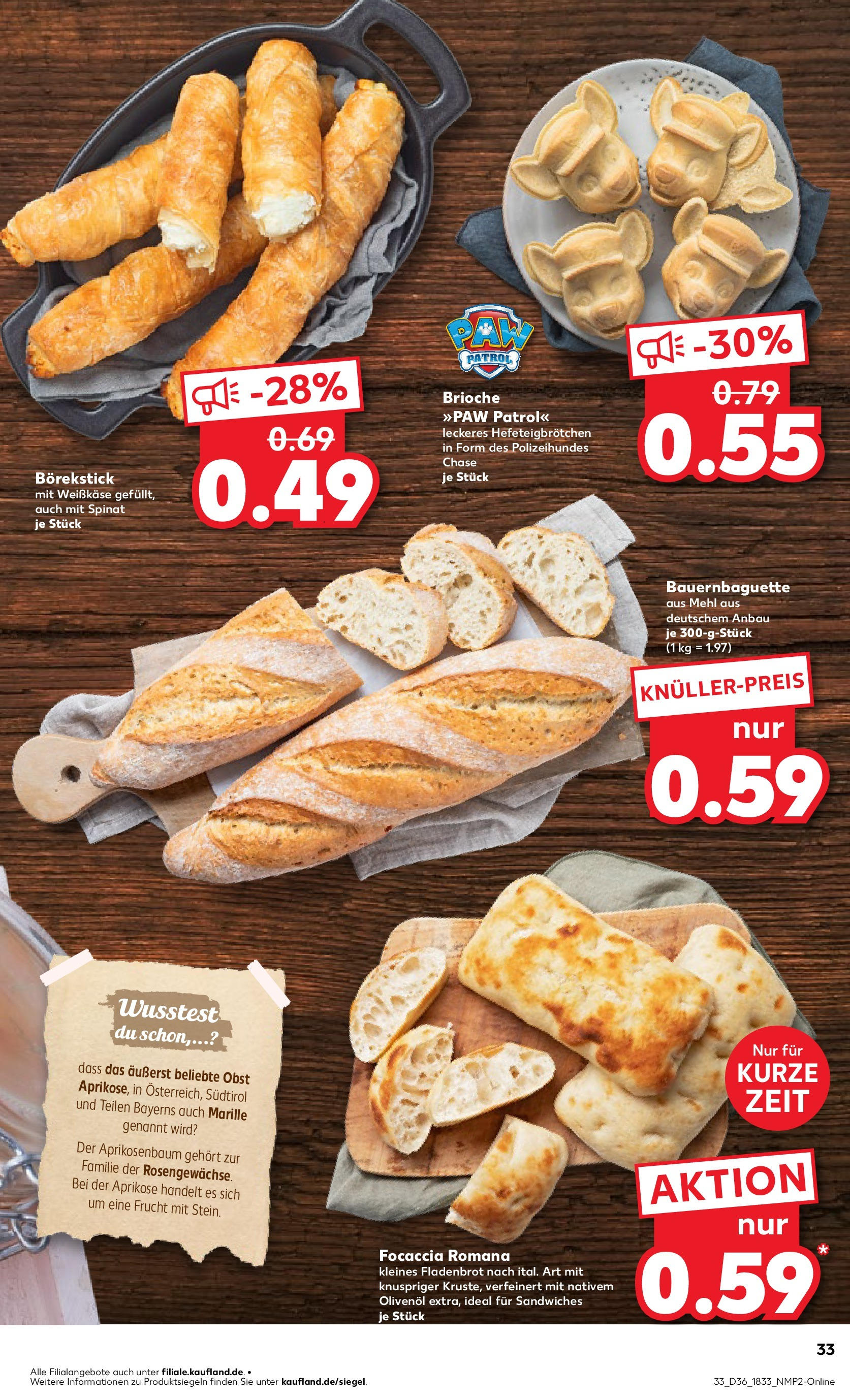 Prospekt Kaufland ab 04.09.2025 » Angebote und Werbung Online | Seite: 35 | Produkte: Mehl, Olivenol, Baguette, Obst Prospekt Kaufland ab 04.09.2025 » Angebote Online zum Blättern | Seite: 35 | Produkte: Mehl, Olivenol, Baguette, Obst