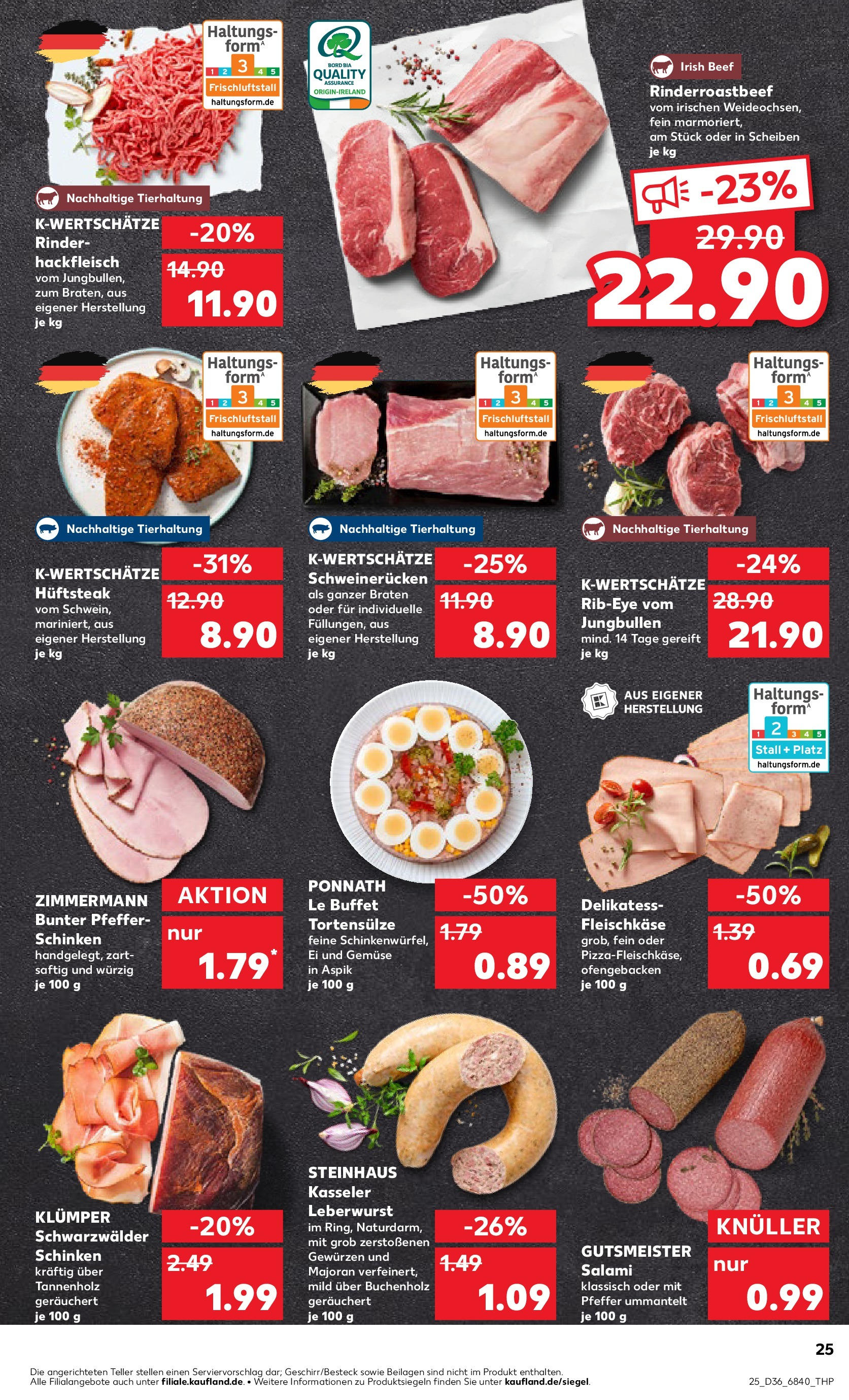 Prospekt Kaufland ab 04.09.2025 » Angebote und Werbung Online | Seite: 25 | Produkte: Pfeffer, Schweinerucken, Schinken, Steak Prospekt Kaufland ab 04.09.2025 » Angebote Online zum Blättern | Seite: 25 | Produkte: Pfeffer, Schweinerucken, Schinken, Steak