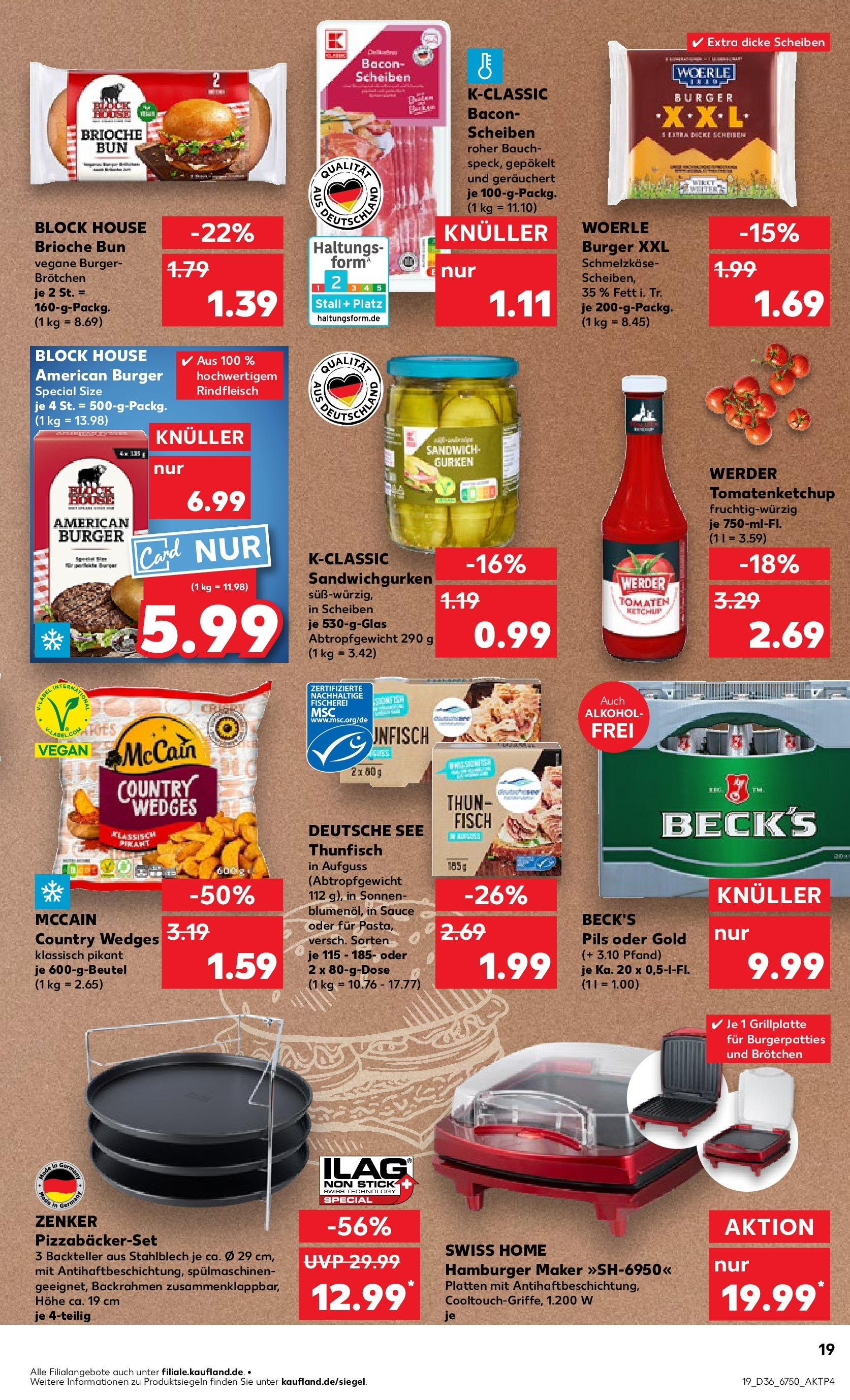 Prospekt Kaufland ab 04.09.2025 » Angebote und Werbung Online | Seite: 19 | Produkte: Thunfisch, Fisch, Ketchup, Gurken Prospekt Kaufland ab 04.09.2025 » Angebote Online zum Blättern | Seite: 19 | Produkte: Thunfisch, Fisch, Ketchup, Gurken