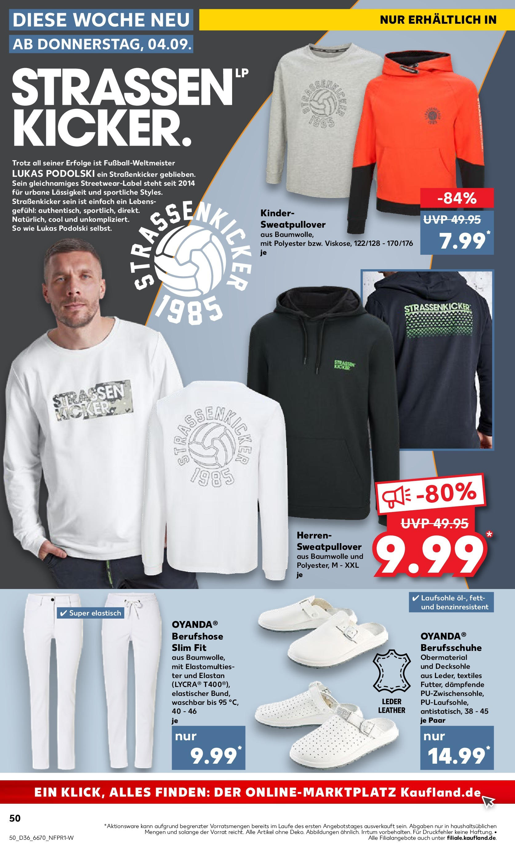 Prospekt Kaufland ab 04.09.2025 » Angebote und Werbung Online | Seite: 50 | Produkte: Sweatshirt Prospekt Kaufland ab 04.09.2025 » Angebote Online zum Blättern | Seite: 50 | Produkte: Sweatshirt