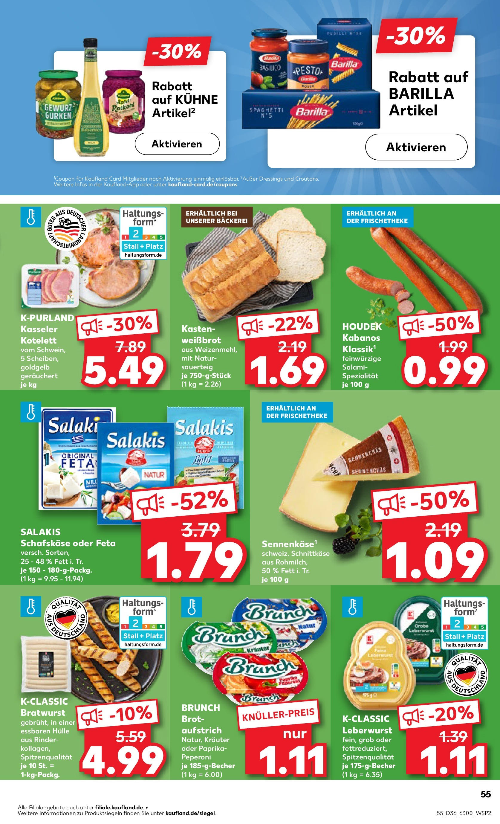 Prospekt Kaufland ab 04.09.2025 » Angebote und Werbung Online | Seite: 55 | Produkte: Feta, Äpfel, Paprika, Schafskase Prospekt Kaufland ab 04.09.2025 » Angebote Online zum Blättern | Seite: 55 | Produkte: Feta, Äpfel, Paprika, Schafskase