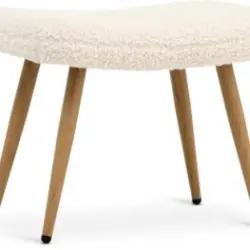 JYSK Taburet HUNDESTED crem/stejar