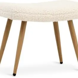 JYSK Taburet HUNDESTED crem/stejar