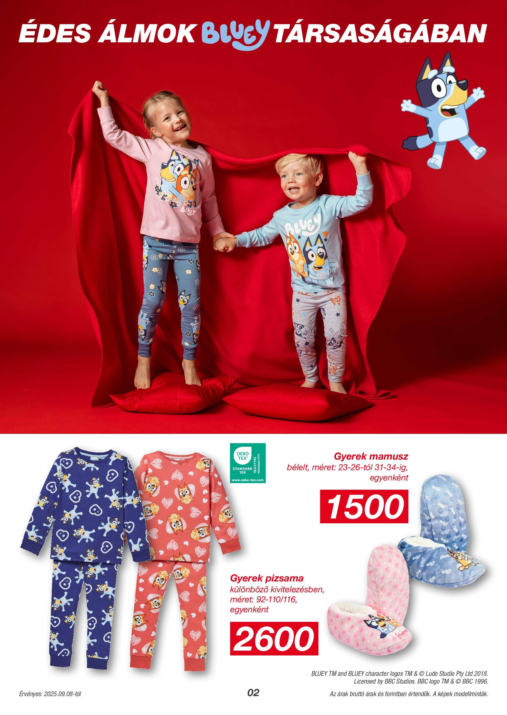 Akciós újság új Kik - 2025.09.08. -tól/töl ⏳ | Oldal: 2 | Termékek: Pizsama KiK Akciós újság - 2025.09.08. -tól/töl > akció, lapozható szórólap 🛍️ | Oldal: 2 | Termékek: Pizsama