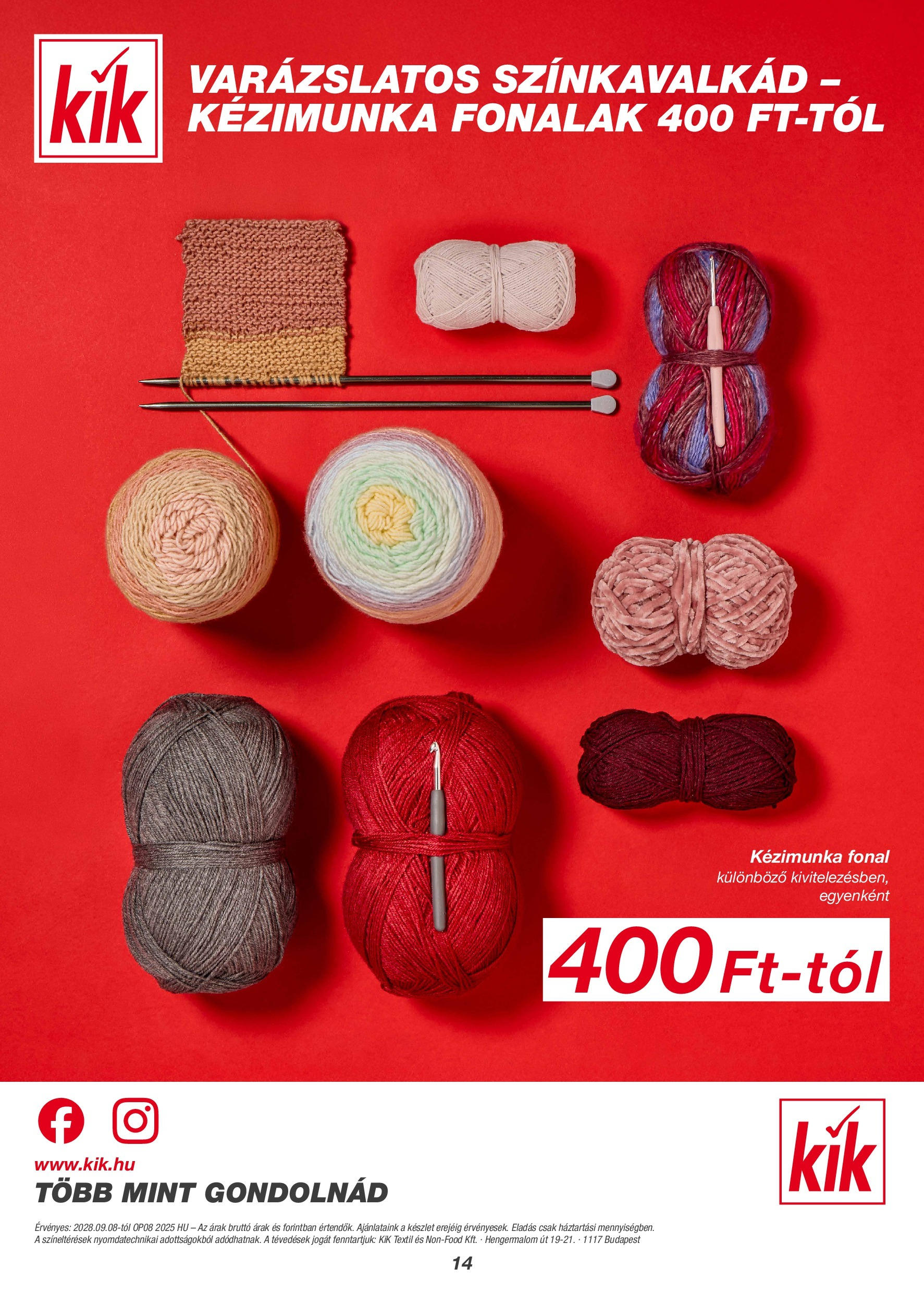 Akciós újság új Kik - 2025.09.08. -tól/töl ⏳ | Oldal: 14 KiK Akciós újság - 2025.09.08. -tól/töl > akció, lapozható szórólap 🛍️ | Oldal: 14