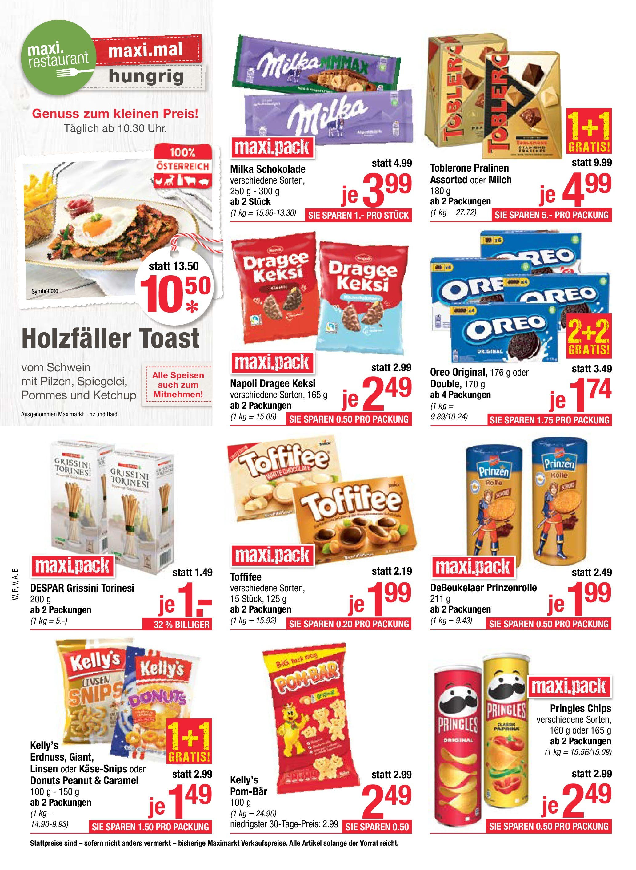 Maximarkt Anif, Bruck an der Großglocknerstraße (08.09.2025) || Aktuelle Angebote | Seite: 8 | Produkte: Chips, Ketchup, Milch, Schokolade Maximarkt Anif, Bruck an der Großglocknerstraße von 08.09.2025 - Aktuelle Angebote | Seite: 8 | Produkte: Chips, Ketchup, Milch, Schokolade
