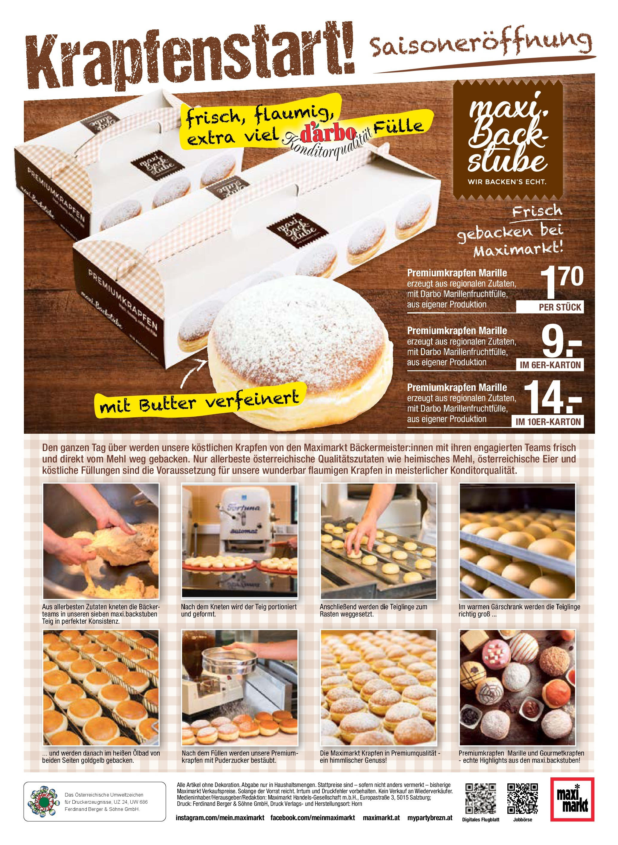 Maximarkt Anif, Bruck an der Großglocknerstraße (08.09.2025) || Aktuelle Angebote | Seite: 20 | Produkte: Butter, Eier Maximarkt Anif, Bruck an der Großglocknerstraße von 08.09.2025 - Aktuelle Angebote | Seite: 20 | Produkte: Butter, Eier