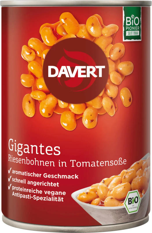 Davert Gigantes Bohnen in Tomatensoße