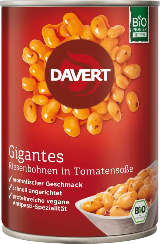 Davert Gigantes Bohnen in Tomatensoße