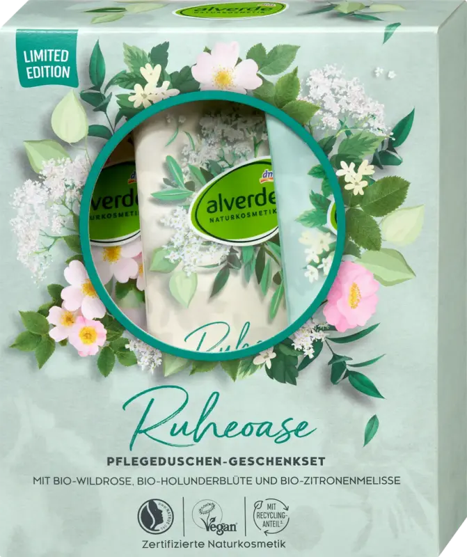 alverde NATURKOSMETIK Geschenkset Ruheoase 3tlg