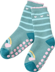 ALANA ABS Socken mit Regenbogen-Muster, blau, Gr. 27/29