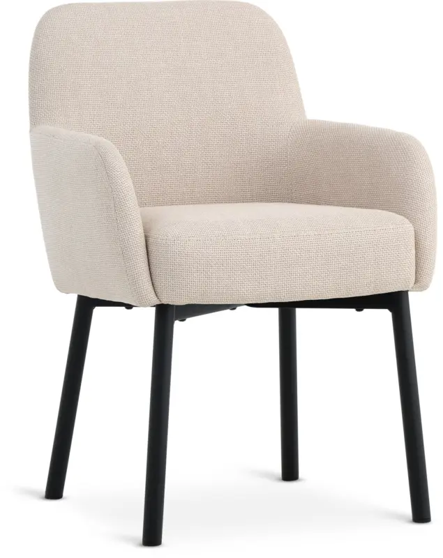 JYSK Кухненски стол SOTTRUP бежов/кафяв текстил