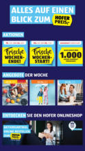 HOFER: Flugblatt