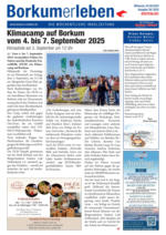 Borkum-Aktuell - Das Inselmagazin Borkumerleben - bis 10.09.2025