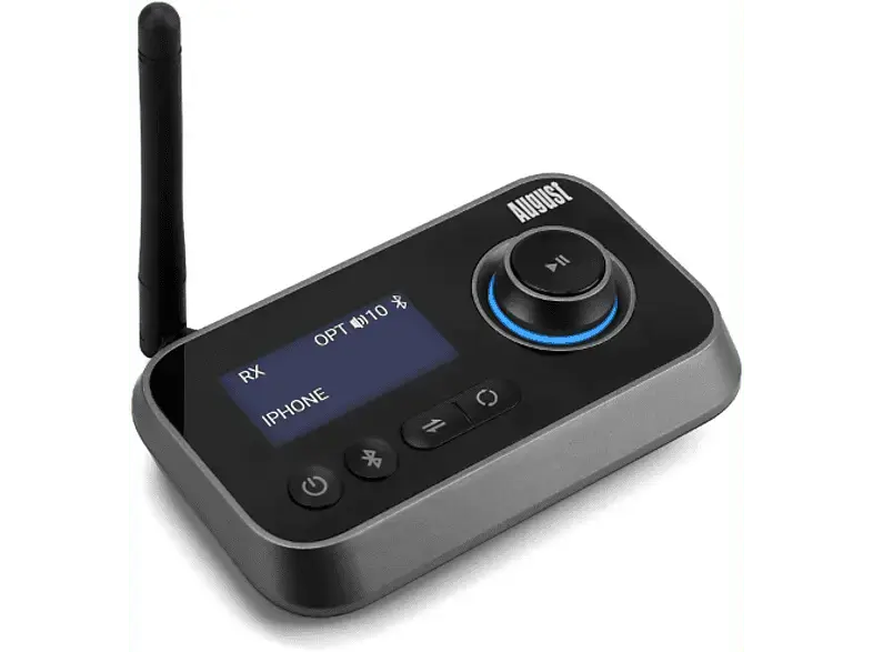 AUGUST MR280B Bluetooth 5.0 Audio Sender Empfänger 2 in 1; Bluetooth Sender und Empfänger