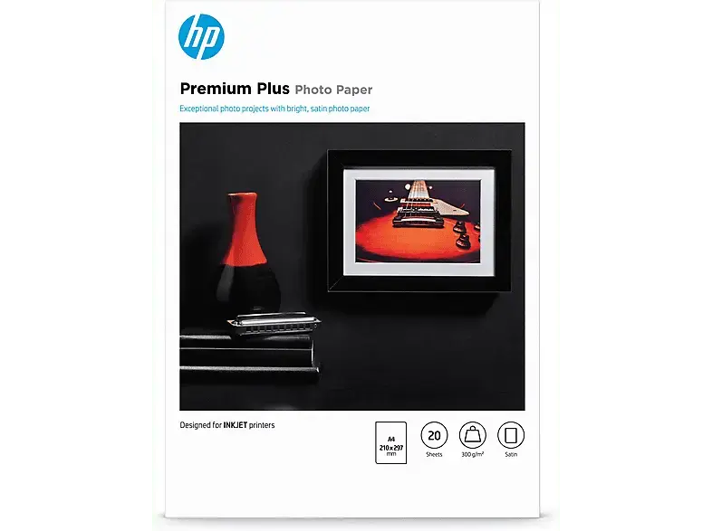 HP Premium Plus Fotopapier seidenmatt A4 CR673A