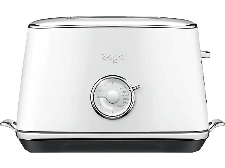Sage STA735SST4EEU1 the Toast Select™ Luxe Toaster (Weiß, 1000 Watt, Schlitze: 2)