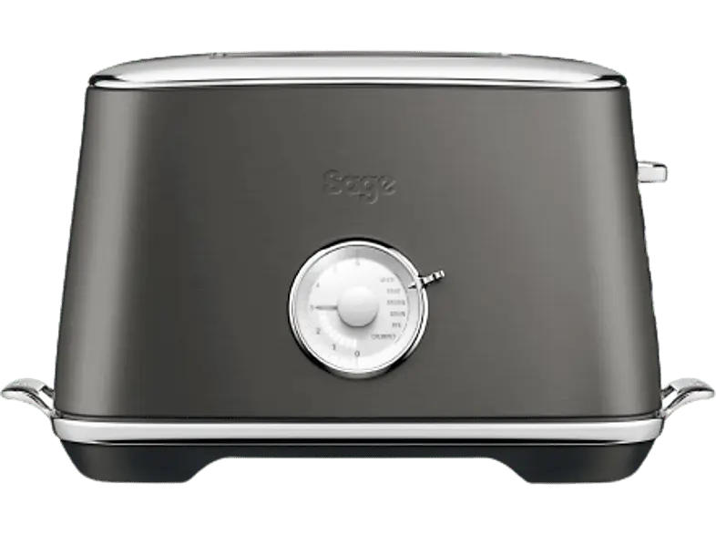 Sage STA735BST4EEU1 the Toast Select™ Luxe Toaster (Schwarzer Edelstahl, 1000 Watt, Schlitze: 2)